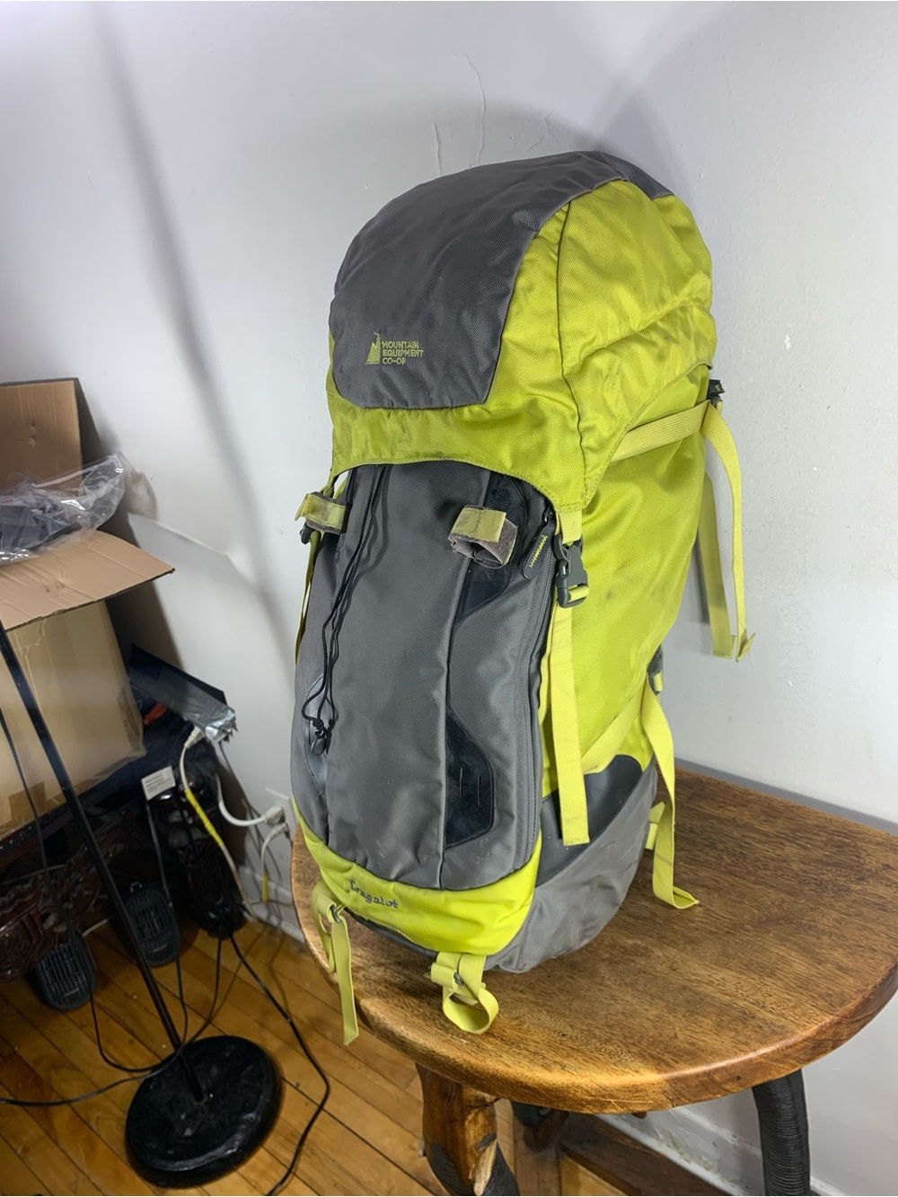 Mountain equipment , mec unisex waterproof hiking backpack